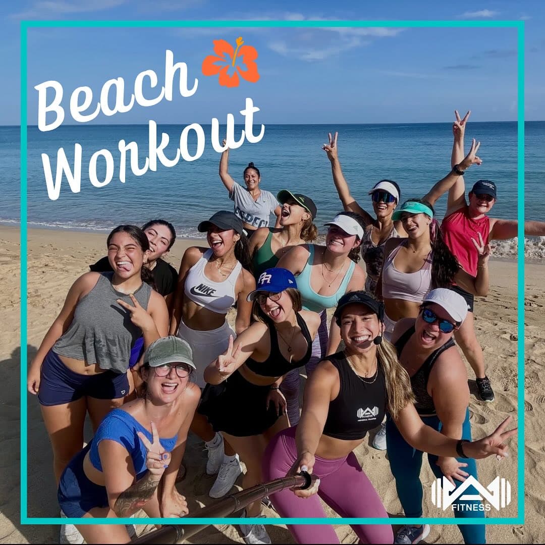 AM Fitness PR beach workout community